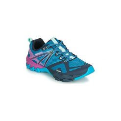 Buty Merrell MQM FLEX GTX. Niebieskie trampki i tenisówki damskie marki Merrell, bez wzorów, bez zapięcia. Za 589,00 zł.