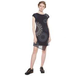 Desigual Sukienka Dla Kobiet Sandra Negro 18Wwvw33 2000 (Rozmiar 42). Szare sukienki damskie marki Desigual, eleganckie. W wyprzedaży za 274,00 zł.