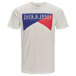 Jack&Jones Koszulka tancerka Jorart Brook Tee Ss Crew Neck Slim Cloud Dancer (rozmiar S). Koszulki męskie Jack&Jones, s, bez wzorów, bez kołnierzyka, bez rękawów. W wyprzedaży za 38,00 zł.