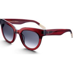 Okulary przeciwsłoneczne damskie: Okulary przeciwsłoneczne „Crimson Olivia” w kolorze czerwono-czarnym