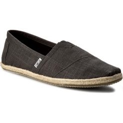 Espadryle TOMS - Classic 10008356 Black Linen Rope Sole. Czarne espadryle męskie Toms, na co dzień, bez wzorów, z tworzywa sztucznego, eleganckie, bez zapięcia. Za 219,00 zł.