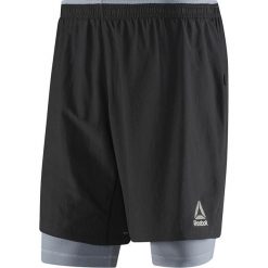 Spodenki i szorty męskie: spodenki do biegania męskie REEBOK RUNNING ESSENTIALS 2-in-1 SHORT / BR4516
