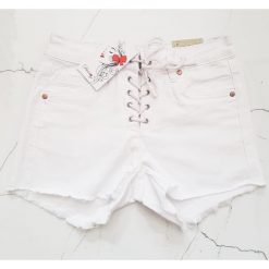 Spodenki sznurowane KIKI. Spodnie damskie Divinostyle, s, bez wzorów, z elastanu. Za 89,00 zł.