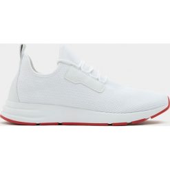 Buty sportowe męskie: Białe buty sportowe z elastycznego materiału z siateczką