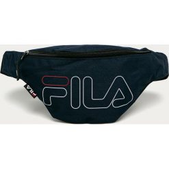 Fila - Nerka. Niebieskie nerki damskie Fila, w paski, z poliesteru, z nadrukiem, bez dodatków. Za 89,90 zł.