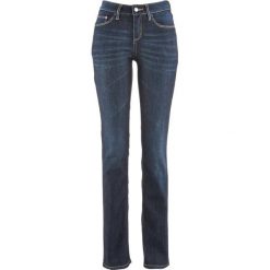 Wygodne dżinsy ze stretchem STRAIGHT bonprix ciemnoniebieski. Czarne jeansy damskie bonprix. Za 79,99 zł.