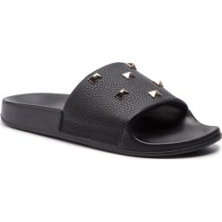 Klapki TED BAKER - Sydeni 9-18467 Black. Czarne klapki damskie Ted Baker, z aplikacjami, ze skóry ekologicznej, bez obcasa. W wyprzedaży za 279,00 zł.