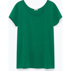 Koszulka "Jockoville" w kolorze zielonym. Zielone koszulki damskie American Vintage, s, bez wzorów, z bawełny, z okrągłym kołnierzem. W wyprzedaży za 77,95 zł.