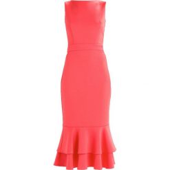 Sukienki hiszpanki: True Violet PENCIL DRESS WITH FRILL HEM Sukienka koktajlowa coral red