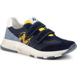 Sneakersy NATURINO - Jesko Vl. 0012014904.01.1C67 D Navy/Giallo/Jeans. Niebieskie trampki chłopięce Naturino, bez wzorów, z jeansu, na rzepy. Za 389,00 zł.