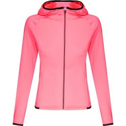 Dres EA7 EMPORIO ARMANI. Różowe spodnie damskie EA7 Emporio Armani, z tkaniny. W wyprzedaży za 450,00 zł.