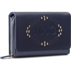 Portfele damskie: Duży Portfel Damski LIU JO – Portafoglio Soffieett N66110 E0027 Dress Blue/Blue A3170