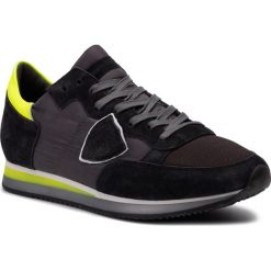 Sneakersy PHILIPPE MODEL - Tropez TRLU W146 Antracite Jaune. Niebieskie sneakersy męskie Philippe Model, bez zapięcia. Za 1119,00 zł.