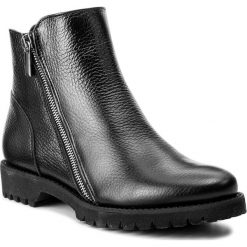 Botki SAGAN - 3010 Czarny Groszek. Czarne buty zimowe damskie marki Sagan, z gumy. W wyprzedaży za 259,00 zł.