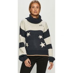 Femi Stories - Sweter Ethel. Niebieskie swetry damskie Femi Stories, s, bez wzorów, z wełny, bez rękawów. Za 349,90 zł.
