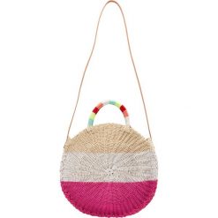 J.CREW CIRCLE STRAW Torba na ramię natural white azalea. Czerwone torebki klasyczne damskie marki J.CREW. Za 399,00 zł.