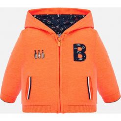 Mayoral - Bluza dziecięca 68-98 cm. Żółte bluzy chłopięce Mayoral, z aplikacjami, z elastanu, bez rękawów, z kapturem. Za 106,90 zł.