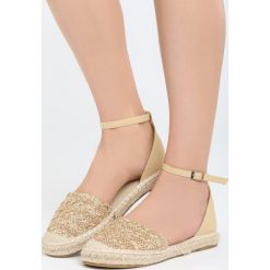 Espadryle damskie: Beżowe Espadryle Navajo