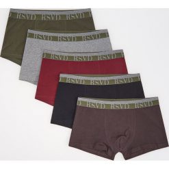Bokserki 5 pack - Szary. Szare bokserki męskie Reserved, bez wzorów. Za 89,99 zł.
