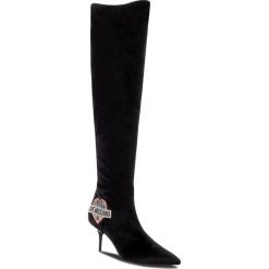 Muszkieterki LOVE MOSCHINO - JA26016C16IFX000 Nero. Czarne kowbojki damskie Love Moschino, z materiału, na obcasie. Za 1439,00 zł.