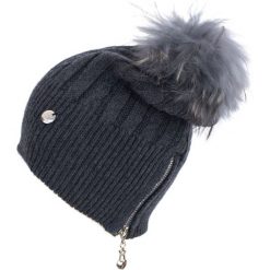 Czapka damska Fashion fur grafitowa. Szare czapki zimowe damskie Art of Polo. Za 78,80 zł.