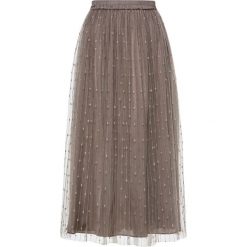 Długa spódnica bonprix brązowy. Szare spódniczki damskie bonprix, bez wzorów, długie, maxi. Za 149,99 zł.