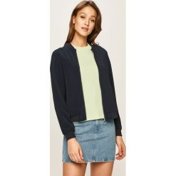 Vero Moda - Kurtka bomber. Niebieskie kurtki damskie Vero Moda, s, bez wzorów, z elastanu, krótkie. Za 129,90 zł.