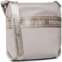 Torebka MONNARI - BAG2300-015 Beige. Brązowe listonoszki damskie Monnari, na imprezę, bez wzorów, ze skóry ekologicznej, bez dodatków. W wyprzedaży za 149,00 zł.