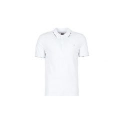 Koszulki polo z krótkim rękawem Guess GEORGES. Białe koszulki męskie Guess, s, z aplikacjami, z krótkim rękawem. Za 139,30 zł.