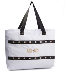 Torebka LIU JO - Borsa 2 Manici V19123 T5201 Bianco. Białe torebki klasyczne damskie Liu Jo, bez wzorów, z materiału, klasyczne, na ramię, bez dodatków. W wyprzedaży za 259,00 zł.