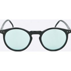 Selected - Okulary Sunday. Pomarańczowe okulary przeciwsłoneczne męskie marki Selected, z materiału, okrągłe. W wyprzedaży za 99,90 zł.
