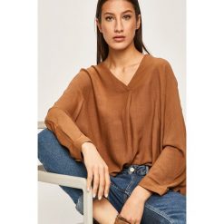 Answear - Bluzka. Żółte bluzki damskie ANSWEAR, s, z bawełny. W wyprzedaży za 79,90 zł.