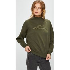 Undiz - Bluza. Zielone bluzy damskie marki Undiz, s, z nadrukiem, z bawełny, bez rękawów, bez kaptura. W wyprzedaży za 59,90 zł.