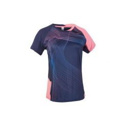 T-Shirt do badmintona 560 damski. Niebieskie t-shirty damskie PERFLY, xs, bez wzorów, z elastanu, bez kołnierzyka. Za 59,99 zł.