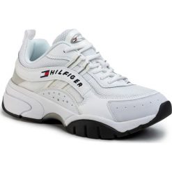 Sneakersy Tommy Jeans Heritage Tommy Jeans Runner EM0EM00397. Białe sneakersy męskie Tommy Jeans, bez zapięcia. W wyprzedaży za 299,00 zł.
