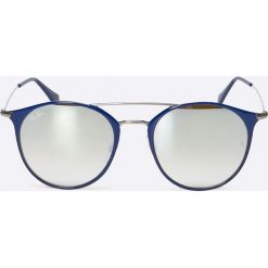Ray-Ban - Okulary RB3546.90109U. Niebieskie okulary przeciwsłoneczne damskie marki Ray-Ban, okrągłe. W wyprzedaży za 499,90 zł.