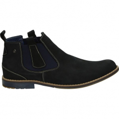 Botki męskie - 296 NAB BLU. Czarne bez kategorii Venezia, z nubiku. Za 239,00 zł.