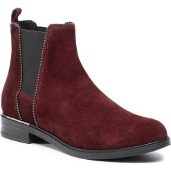 Sztyblety LASOCKI - EST-SORENA-02 Burgundy. Czerwone kozaki damskie Lasocki, ze skóry, bez obcasa, bez zapięcia. Za 179,99 zł.