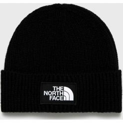 The North Face - Czapka. Czarne czapki damskie The North Face, z aplikacjami, z elastanu. Za 129,90 zł.