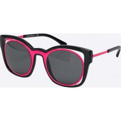 Emporio Armani - Okulary. Czarne okulary przeciwsłoneczne damskie marki Emporio Armani. W wyprzedaży za 539,90 zł.