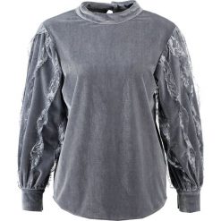 Bluzki asymetryczne: Navy London JOAN Bluzka z długim rękawem grey