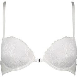 Biustonosz push-up "Olivia" w kolorze białym. Białe biustonosze Lascana & Co., w koronkowe wzory, z koronki. W wyprzedaży za 59,95 zł.