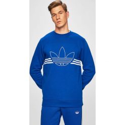 Adidas Originals - Bluza. Niebieskie bluzy męskie adidas Originals, xl, z nadrukiem, z elastanu, z kapturem, bez rękawów, bez kaptura. W wyprzedaży za 199,90 zł.