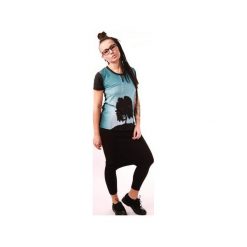 Piorunujący t-shirt Błękitny. Niebieskie t-shirty damskie marki Sthorm, s, z nadrukiem, z dzianiny, bez kołnierzyka. Za 149,00 zł.