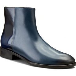 Botki GINO ROSSI - Miwa DBH152-S95-0BQW-5757-0 59/59. Niebieskie botki damskie na obcasie marki Gino Rossi, ze skóry. W wyprzedaży za 269,00 zł.