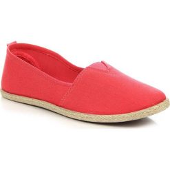 Koralowe tenisówki dziewczęce espadryle Wishot 31. Pomarańczowe trampki dziewczęce Wishot, bez wzorów, bez zapięcia. Za 19,95 zł.
