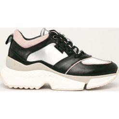 Karl Lagerfeld - Buty. Czarne buty sportowe damskie KARL LAGERFELD, bez wzorów, ze skóry, sportowe. W wyprzedaży za 749,90 zł.