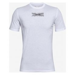 Under Armour Basketball Graphic Koszulka Biały. Białe podkoszulki męskie Under Armour, m, z nadrukiem, z bawełny, bez kołnierzyka, z krótkim rękawem, krótkie. Za 119,95 zł.