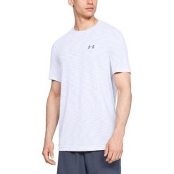 Under Armour Vanish Seamless Koszulka Biały. Białe podkoszulki męskie Under Armour, l, bez wzorów, z poliesteru, z krótkim rękawem. Za 206,95 zł.
