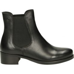Botki - PEARL1724 BLA. Czarne botki damskie skórzane marki Venezia, na obcasie. Za 229,00 zł.